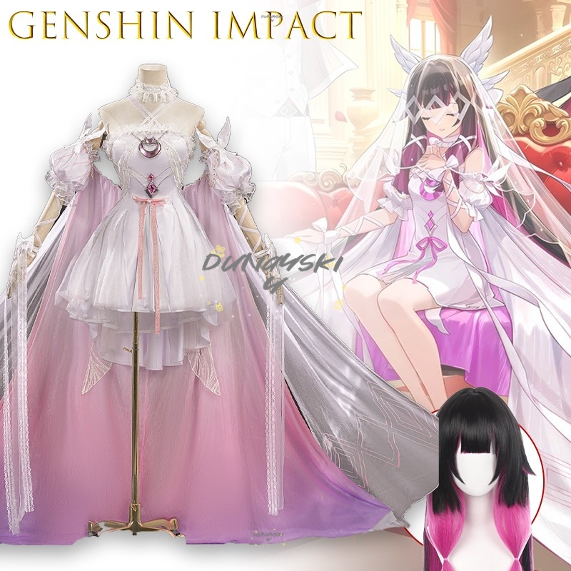 Anime Cosplay Outfits Female - Genshin Impact Columbina Inspired Cosplay Costume