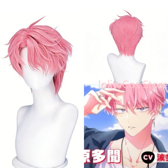 Anime Cosplay Pink - Tamon's B-Side Tamon Fukuhara Cosplay Wig