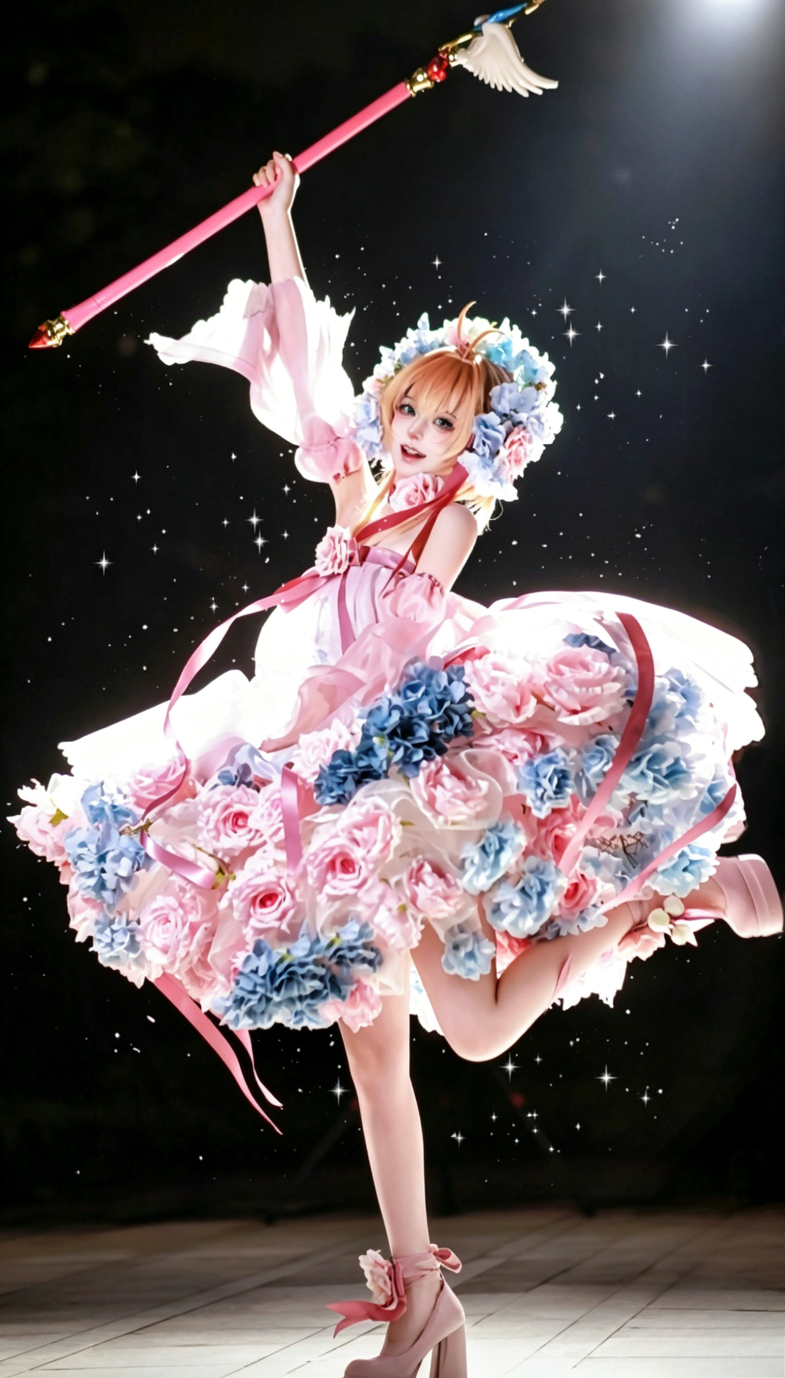Anime Cosplay Pink - Cardcaptor Sakura Sakura Kinomoto Cosplay Costume