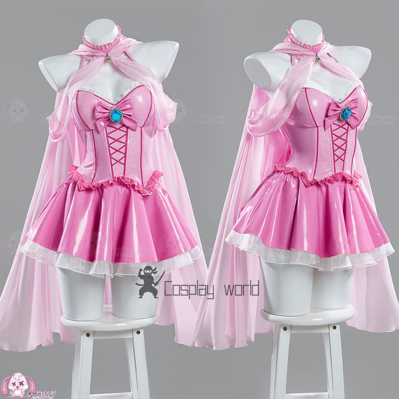Anime Cosplay Pink - Peach Derivative Corset Skirt Set Princess