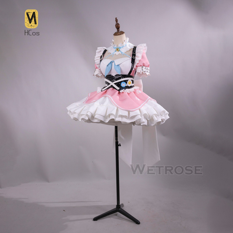Anime Cosplay Pink - Yuki Sakura Cosplay Costume Pink Maid