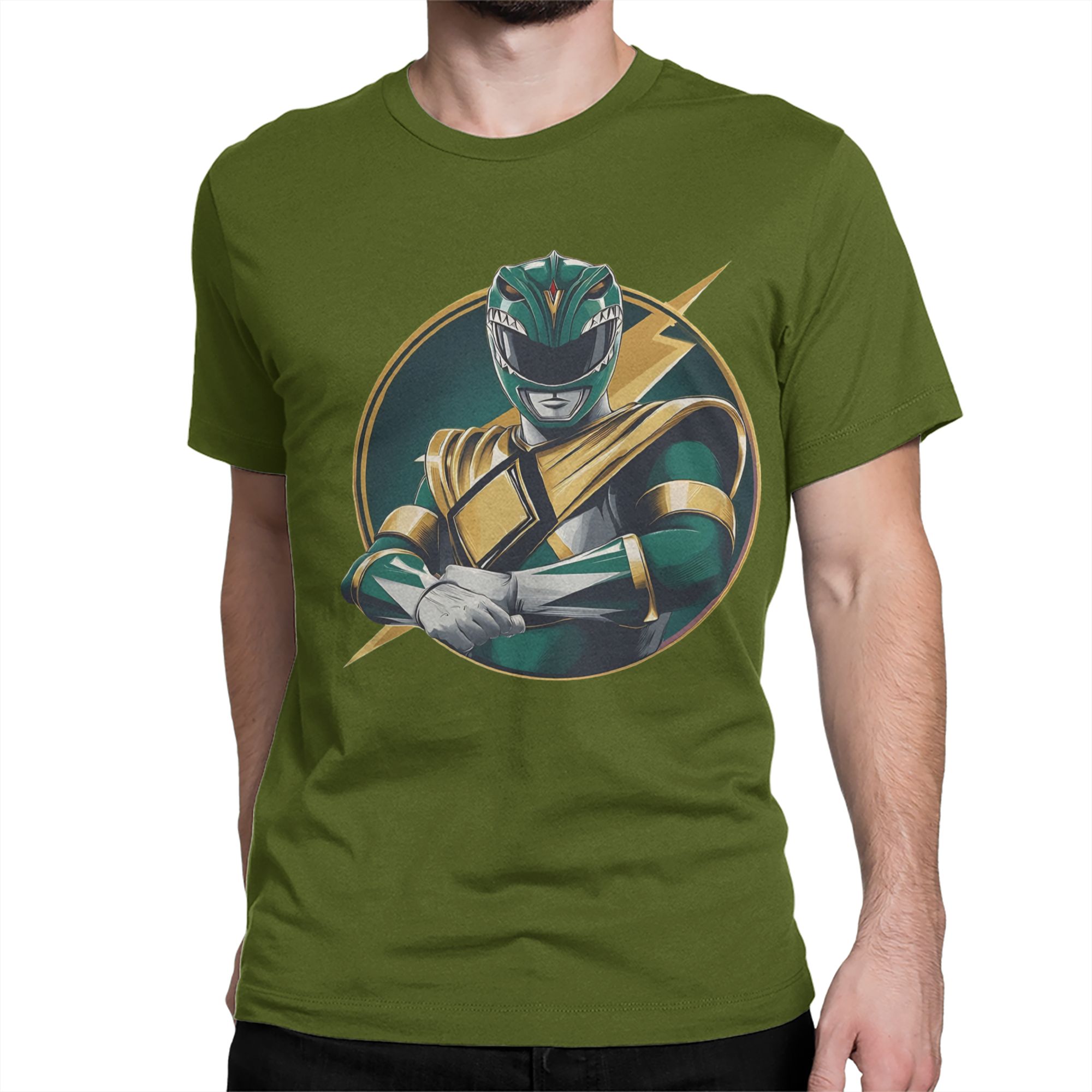 Green Power Rangers  T Shirt M - Anime Cosplay Ideas Male recensie en prijs