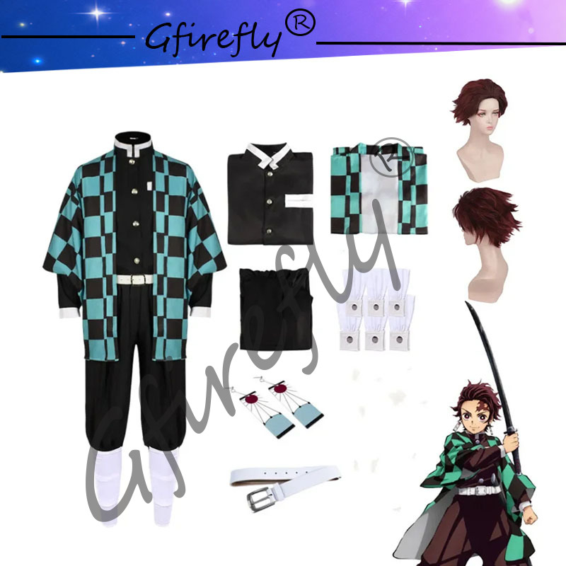 Kamado Tanjirou Cosplay Costum - Anime Cosplay Katana recensie en prijs