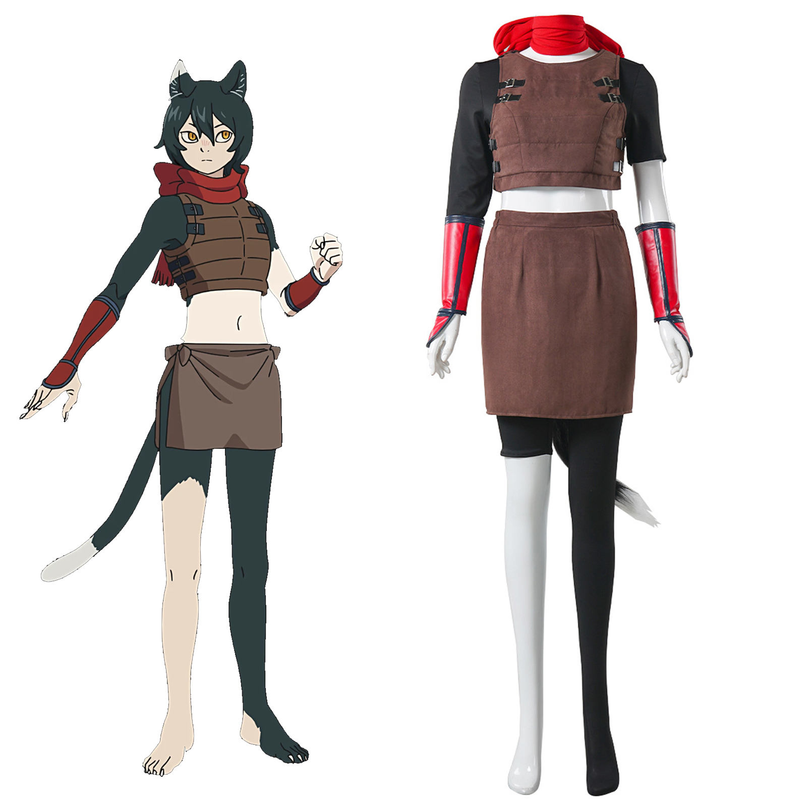 Dungeon Meshi Izutsumi Cosplay - Anime Cosplay Cat recensie en prijs