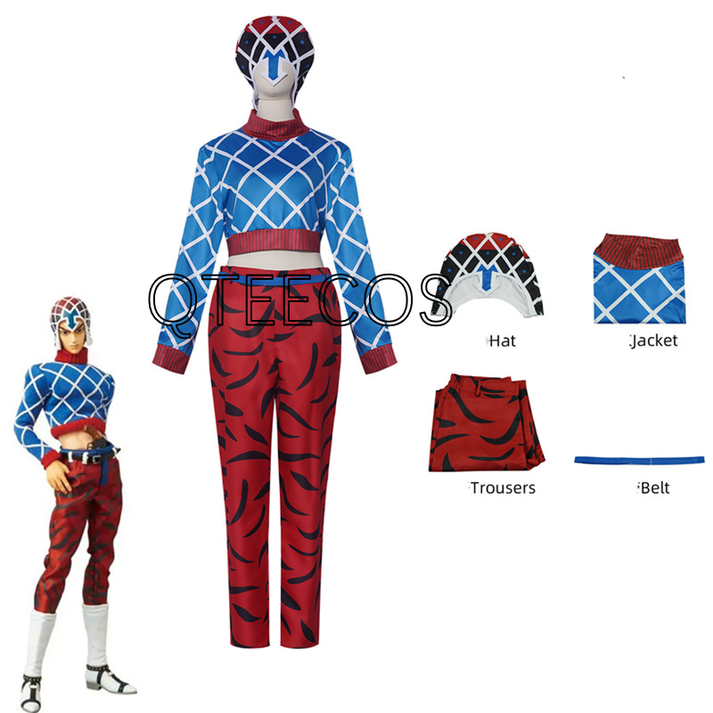 Jojo Guīdo Mista Cosplay Bizar - Jojo Bizarre Hat recensie en prijs