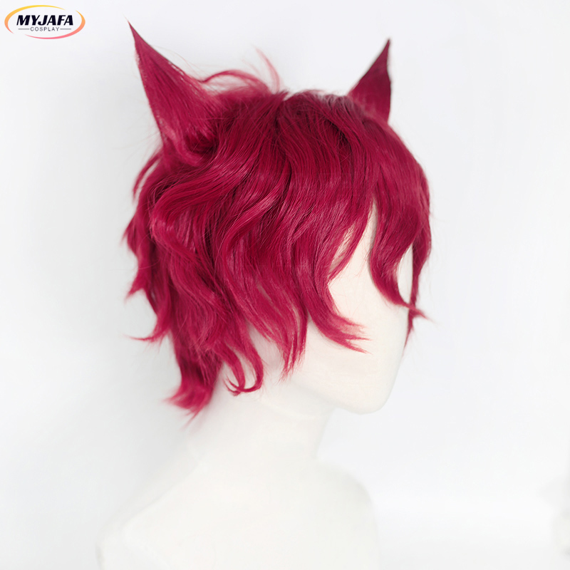 Sett Cosplay Wig Game LOL Hear - Anime Cosplay With Red Hair recensie en prijs