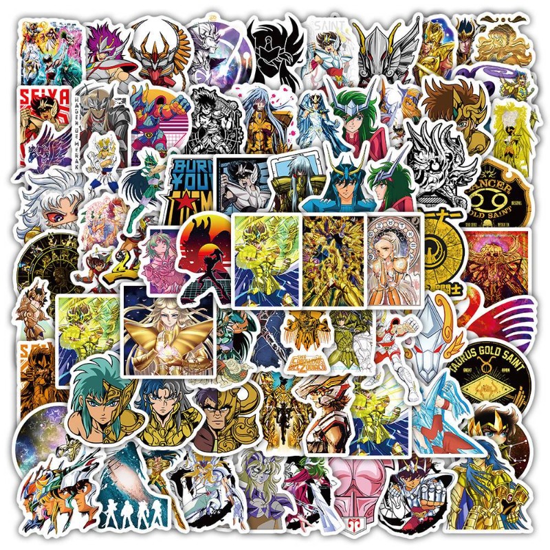 101Pcs Saint Seiya Anime Stick - Anime Cosplay Roleplay recensie en prijs