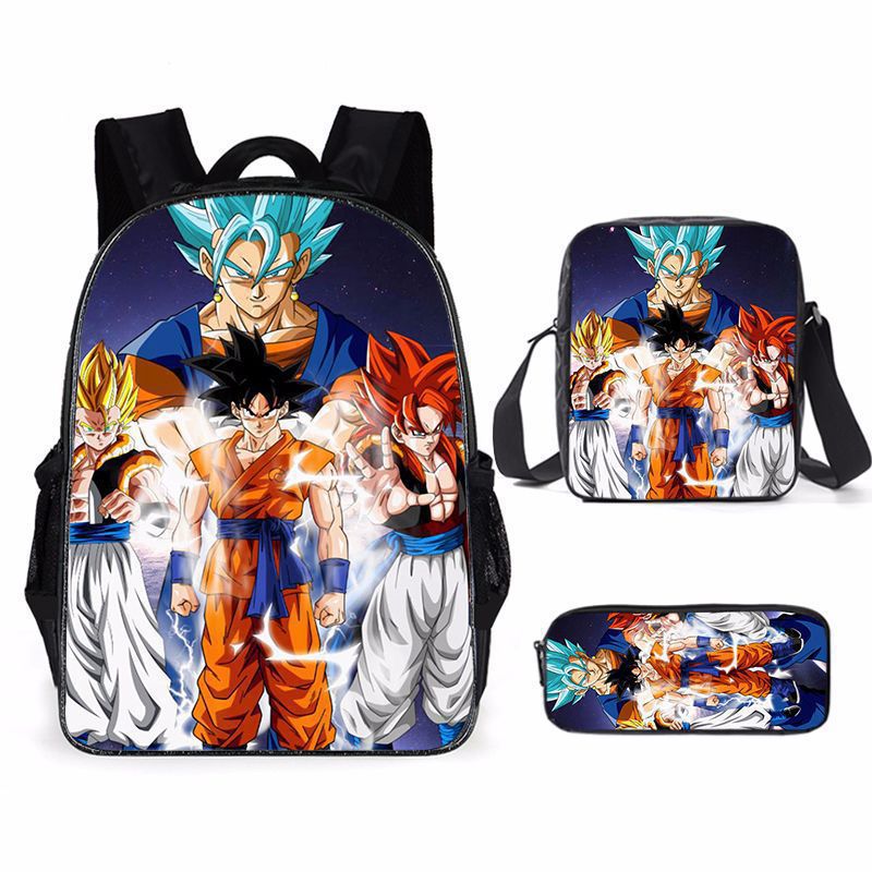 Kawaii Cartoon Saiyan Print Ba - Anime Cosplay Ai recensie en prijs