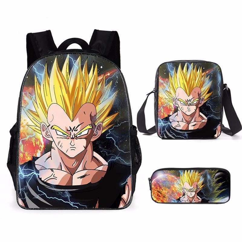 Kawaii Cartoon Saiyan Print Ba - Anime Cosplay Ai recensie en prijs