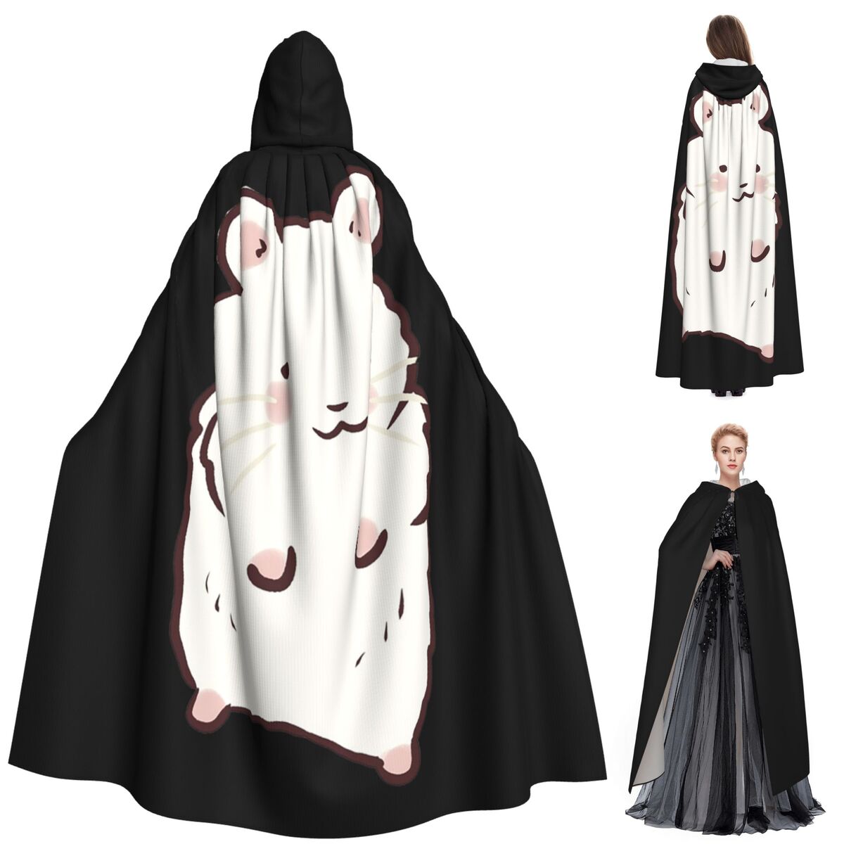 Cute Hamster Drawing Long Hood - Anime Cosplay Drawing recensie en prijs