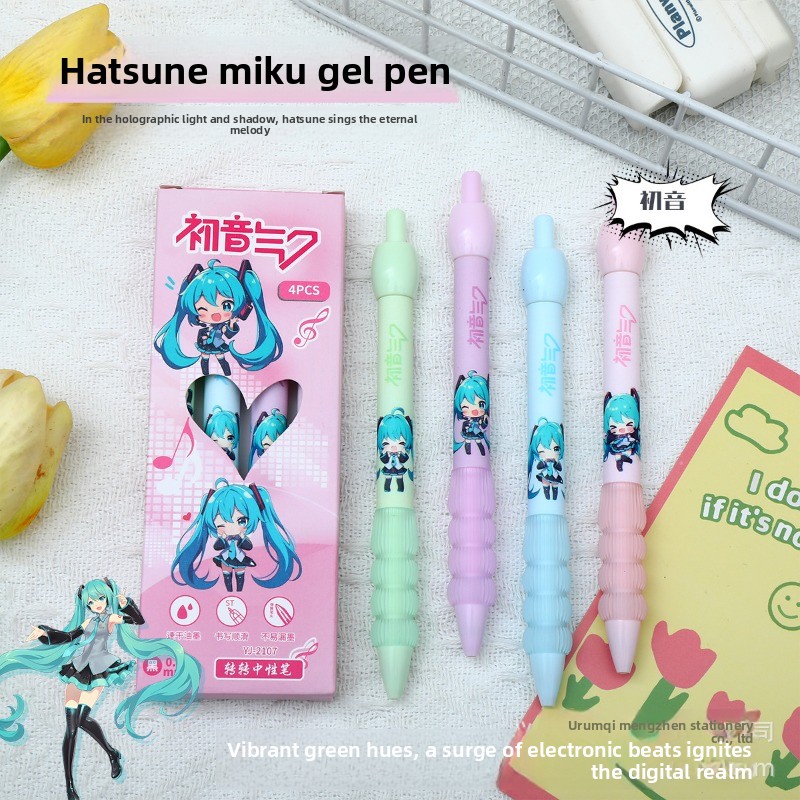 Kawaii Hatsune Miku Gel Pen Cu - Anime Cosplay Ai recensie en prijs
