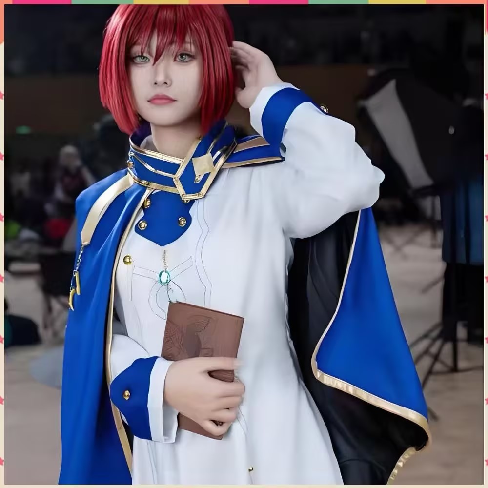 Shirayuki Cosplay Costumes Ani - Anime Cosplay With Red Hair recensie en prijs