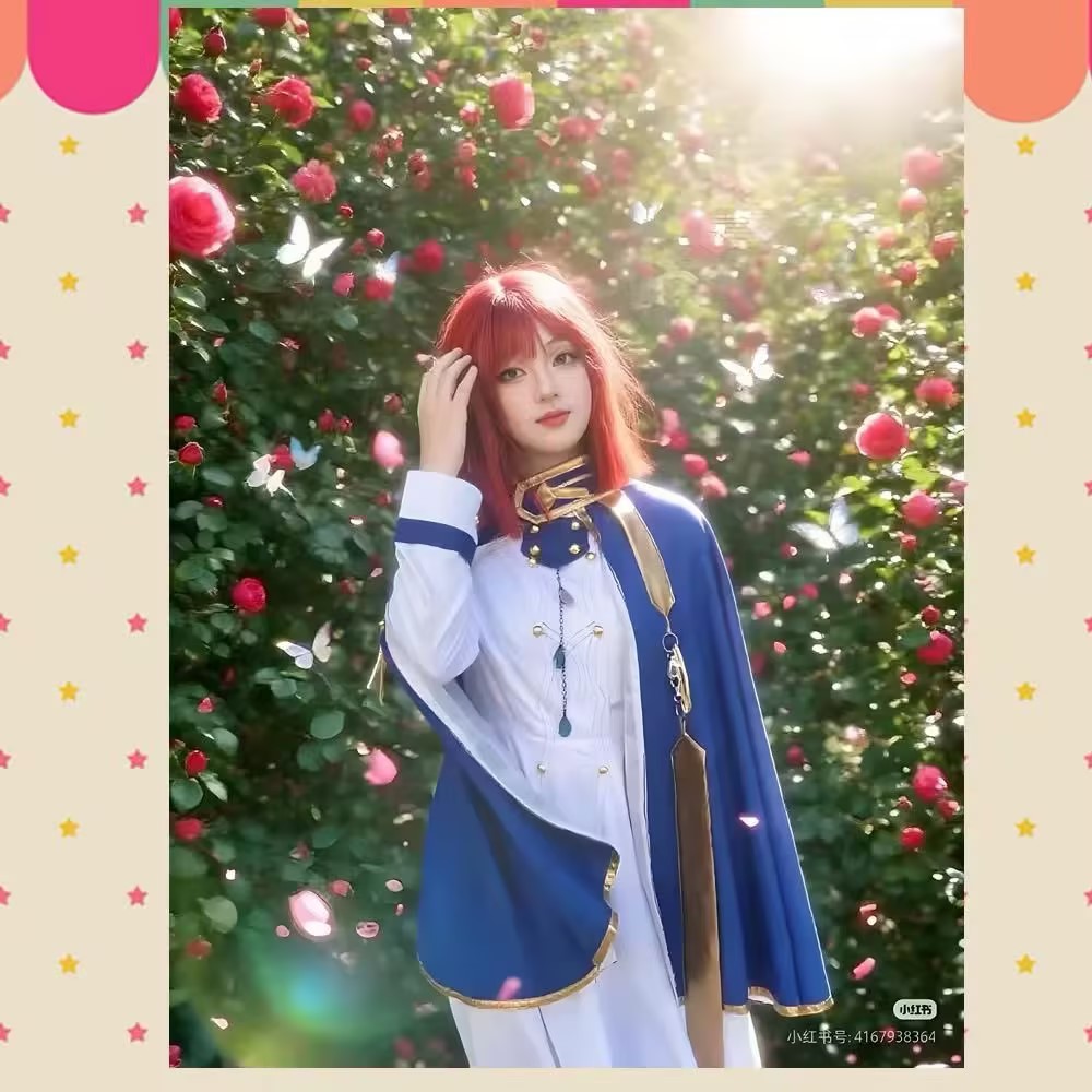 Shirayuki Cosplay Costumes Ani - Anime Cosplay With Red Hair recensie en prijs