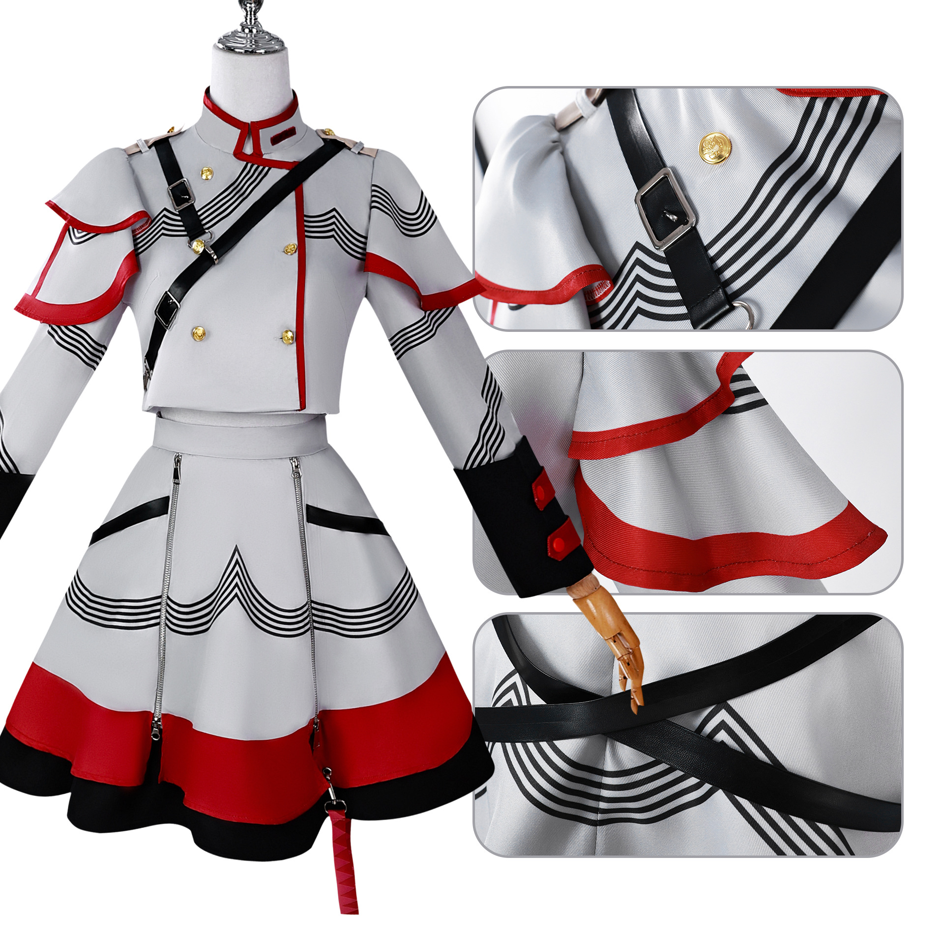 Kasane Teto cosplay costume ad - Anime Cosplay Makeup recensie en prijs