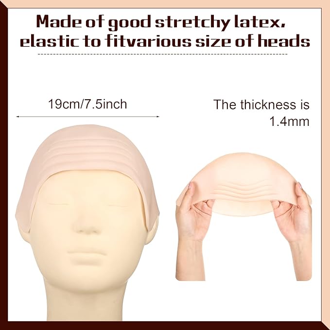 2 Pieces Latex Bald Cap with N - Anime Cosplay Makeup recensie en prijs