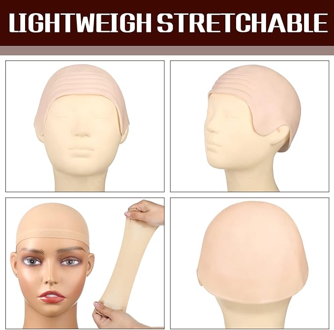 2 Pieces Latex Bald Cap with N - Anime Cosplay Makeup recensie en prijs