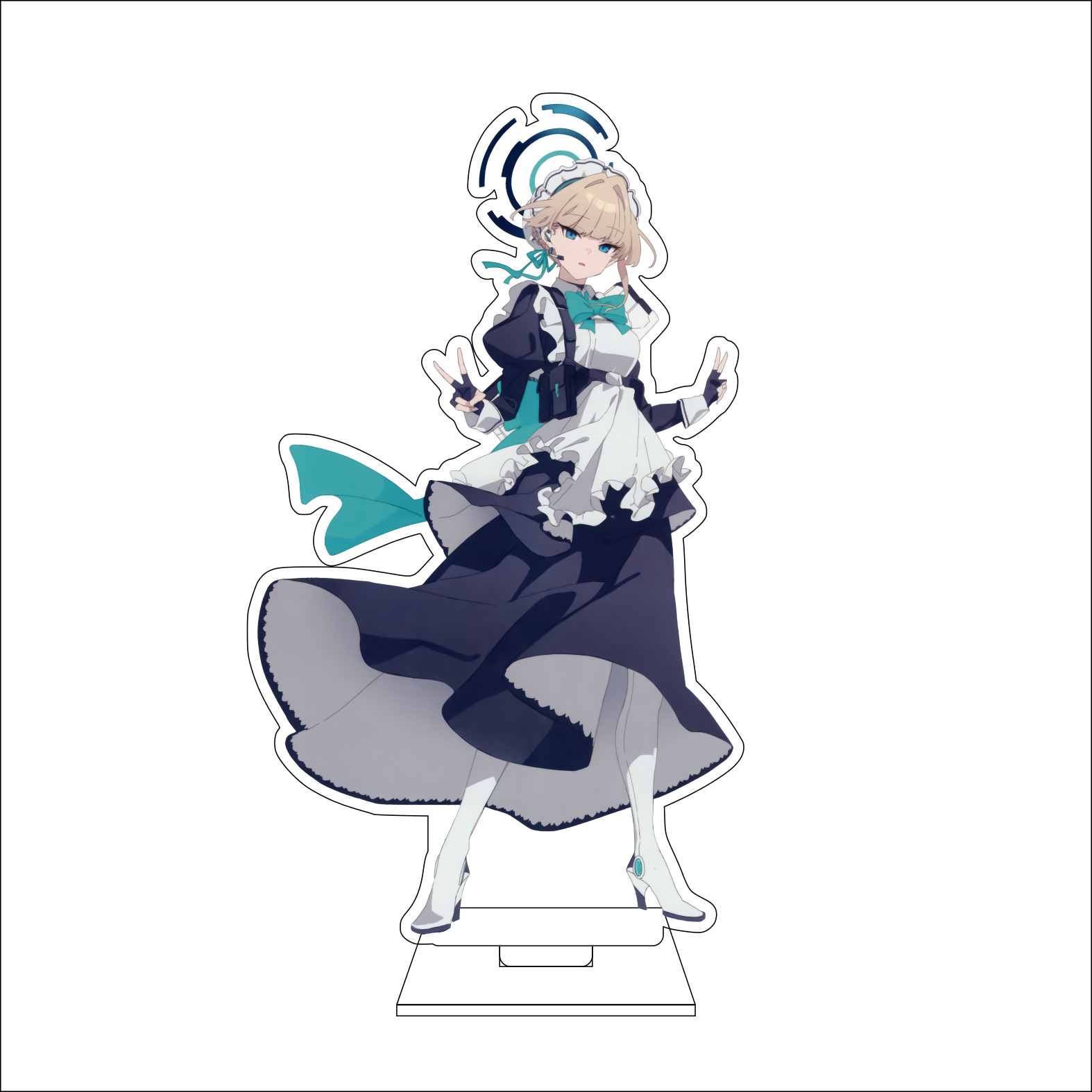 16CM Anime Blue Archive Cospla - Anime Cosplay Roleplay recensie en prijs