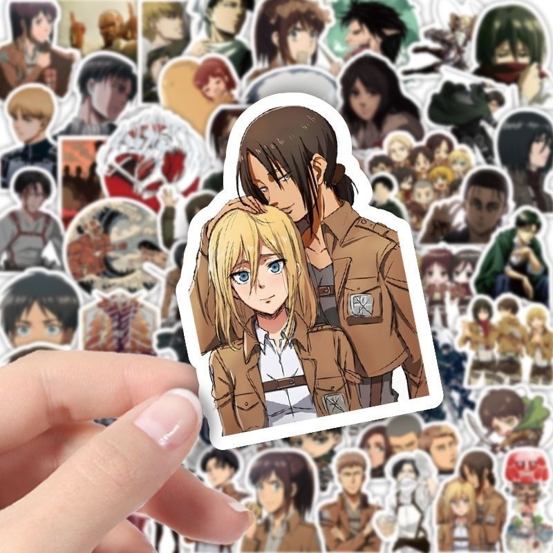 60Pcs Attack on Titan Anime St - Anime Cosplay Roleplay recensie en prijs