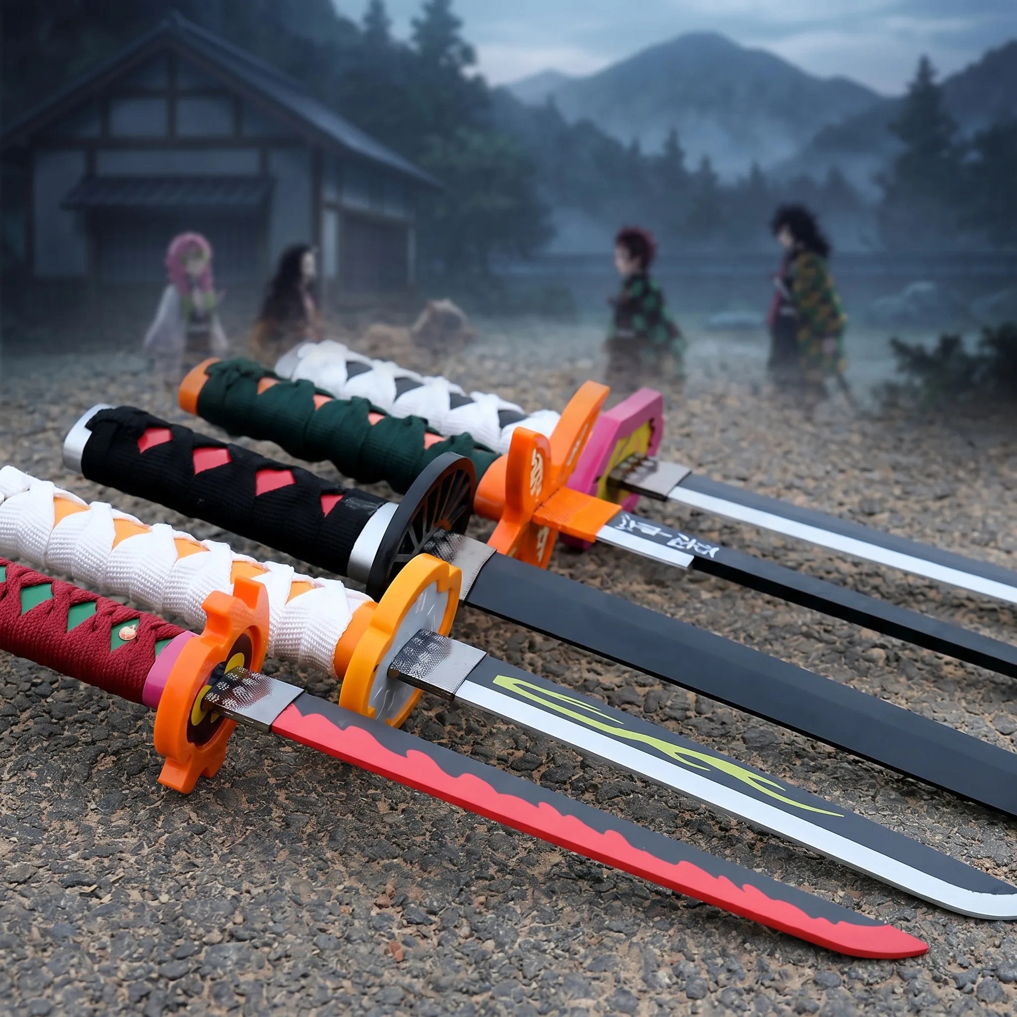72 104cm Demon Slayer Katana T - Anime Cosplay Katana recensie en prijs