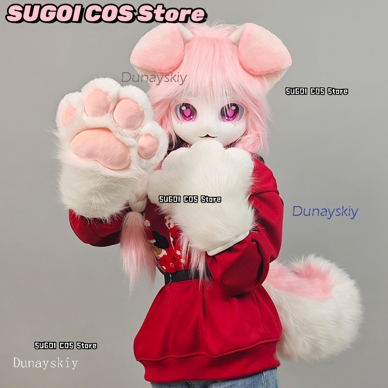 aBcSCS*Fursuit Head Kigurumi C - Anime Cosplay Cat recensie en prijs
