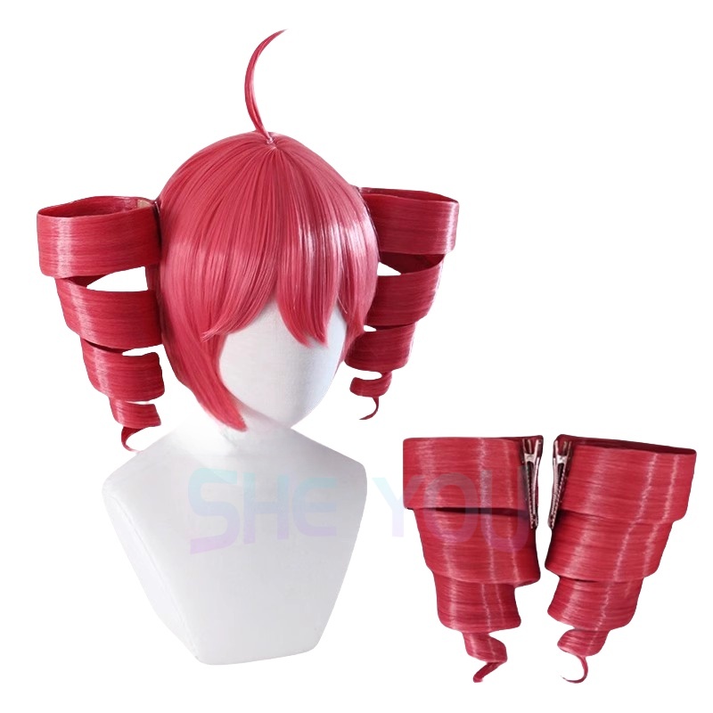 Anime Kasane Teto Wig Cosplay  - Anime Cosplay With Red Hair recensie en prijs