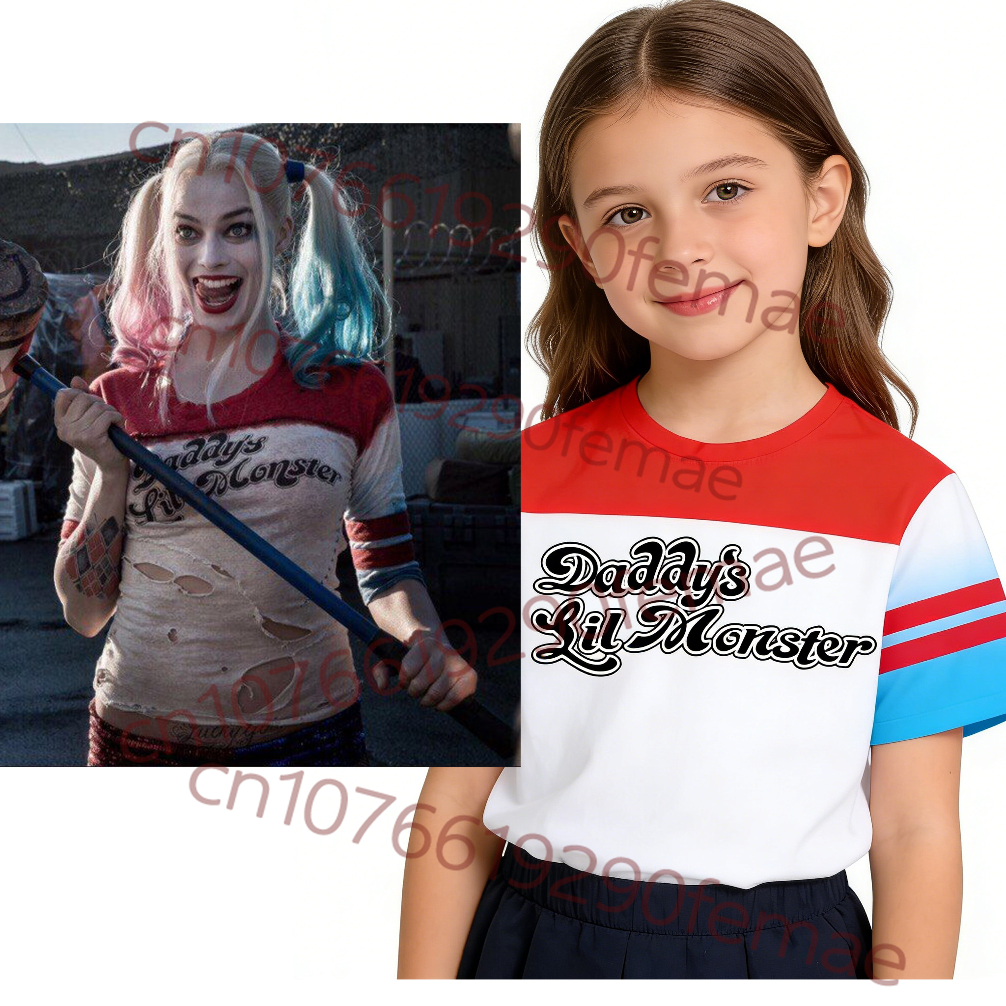 New Kids Short Sleeve: Suicide - Anime Harley Quinn Cosplay recensie en prijs