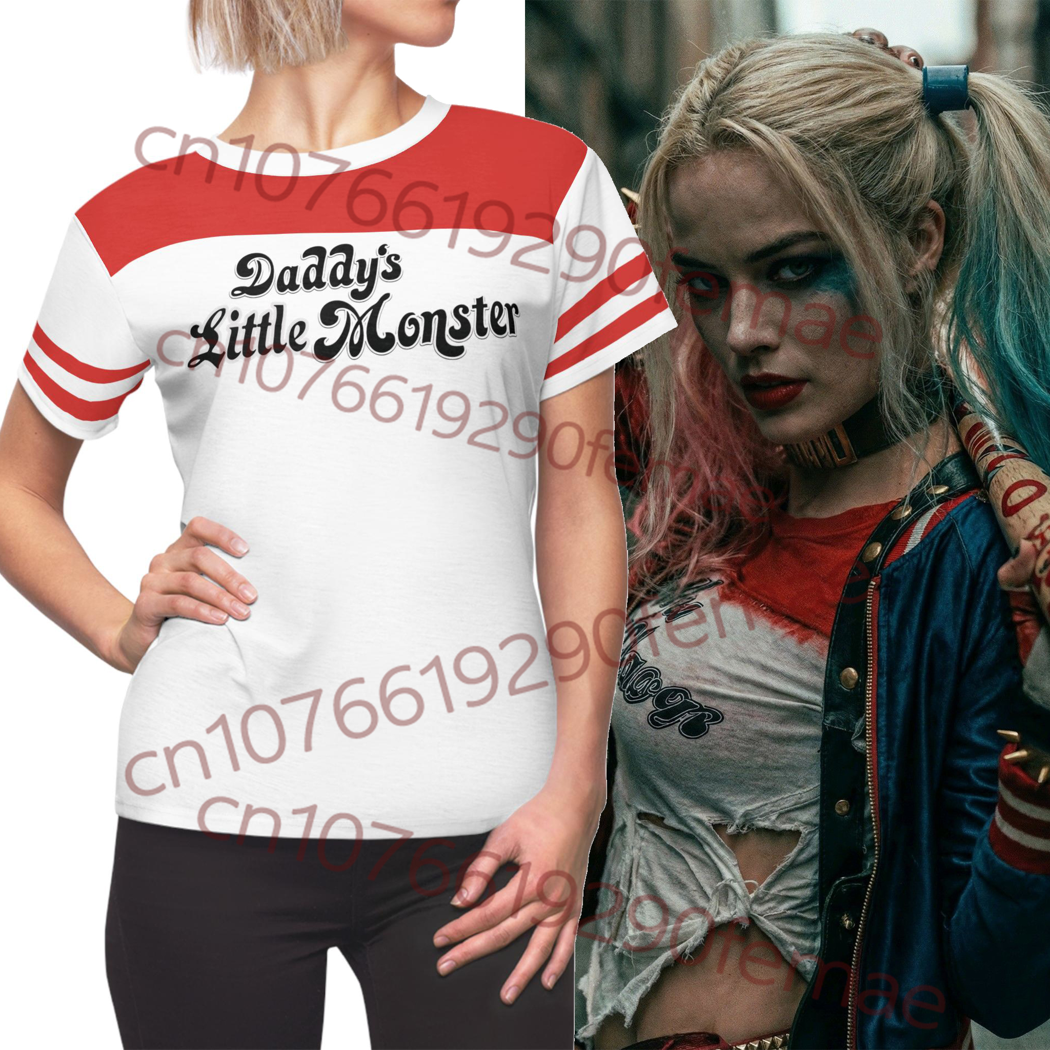 New Kids Short Sleeve: Suicide - Anime Harley Quinn Cosplay recensie en prijs