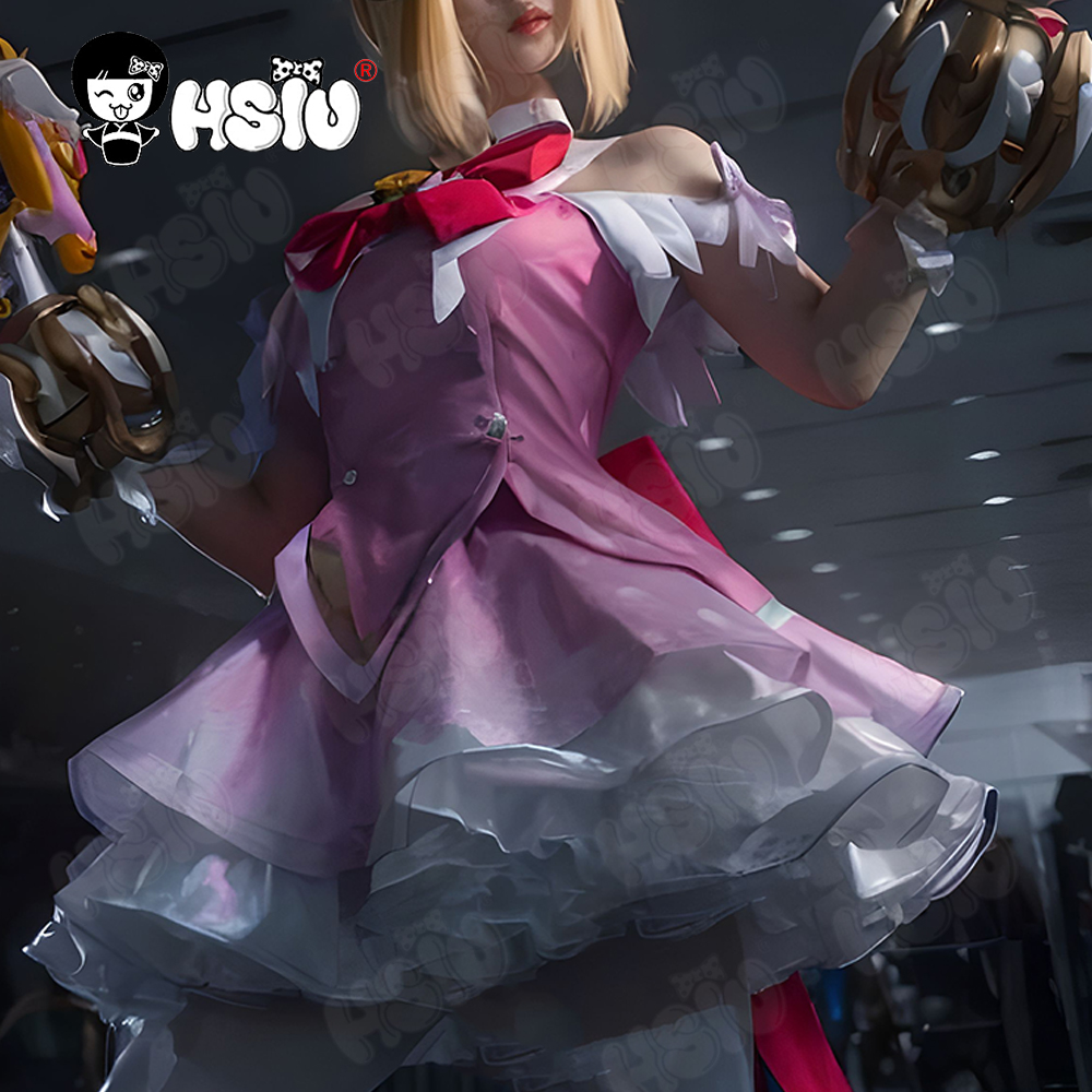 Juno Cosplay Costume Wig HSIU  - Anime Cosplay Pink recensie en prijs