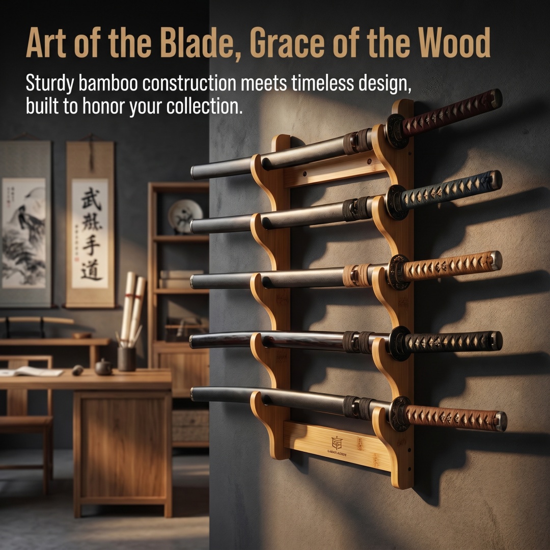 8-Layers Wall Sword Storage Sh - Anime Cosplay Katana recensie en prijs