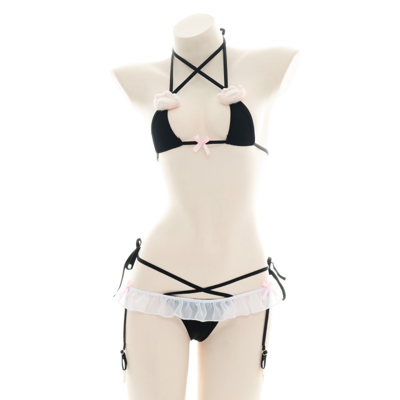 Anime Cute Cat Paw Bra Set Und - Anime Cosplay Cat recensie en prijs