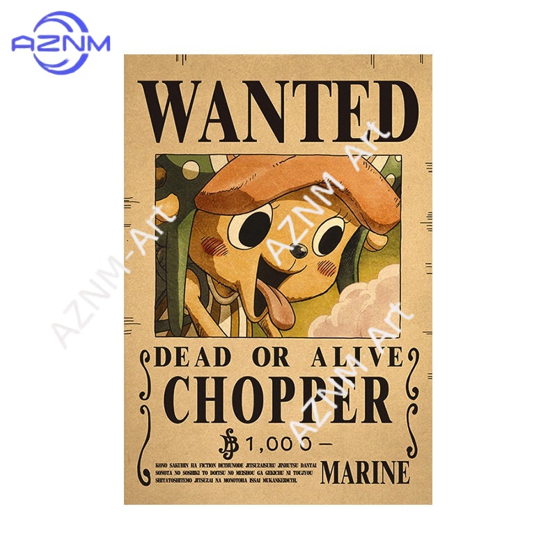 Borderless One Piece Wanted Po - One Piece Straw Hat recensie en prijs