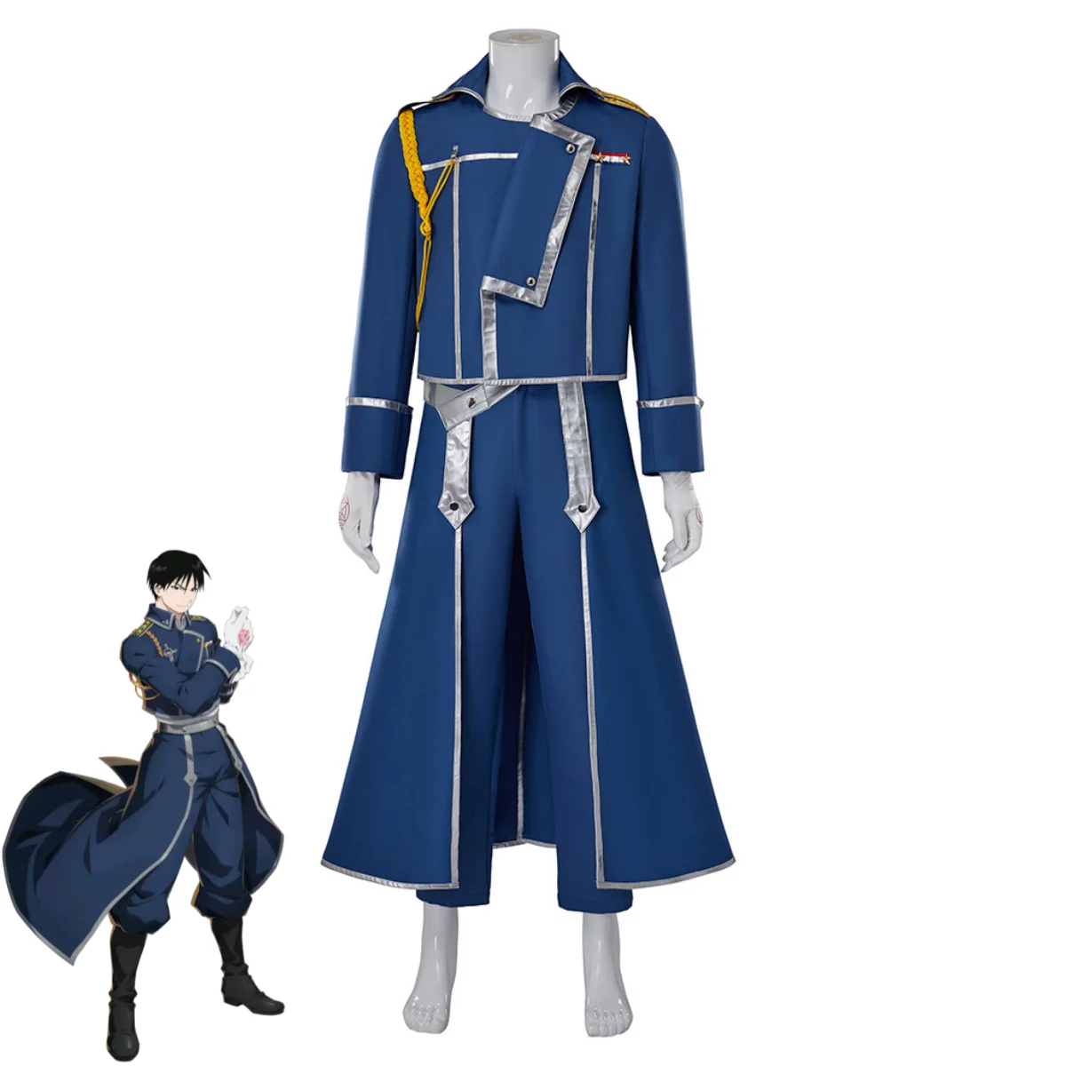 Blue Fight Military Uniform Co - Fullmetal Alchemist Coat recensie en prijs