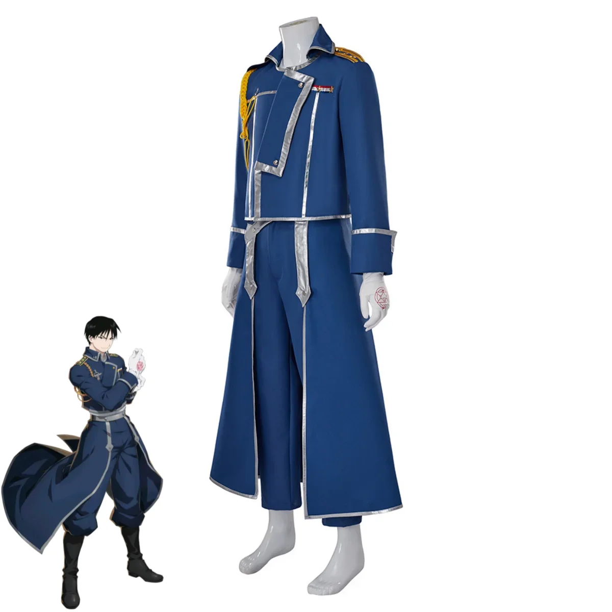 Blue Fight Military Uniform Co - Fullmetal Alchemist Coat recensie en prijs