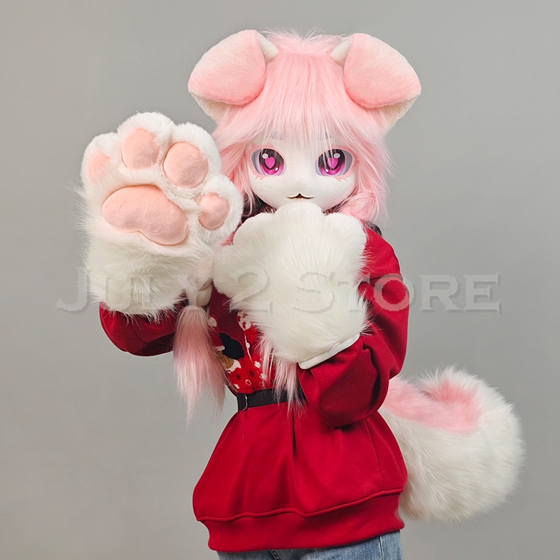 July 2 Store Fursuit Head Kigu - Anime Cosplay Cat recensie en prijs