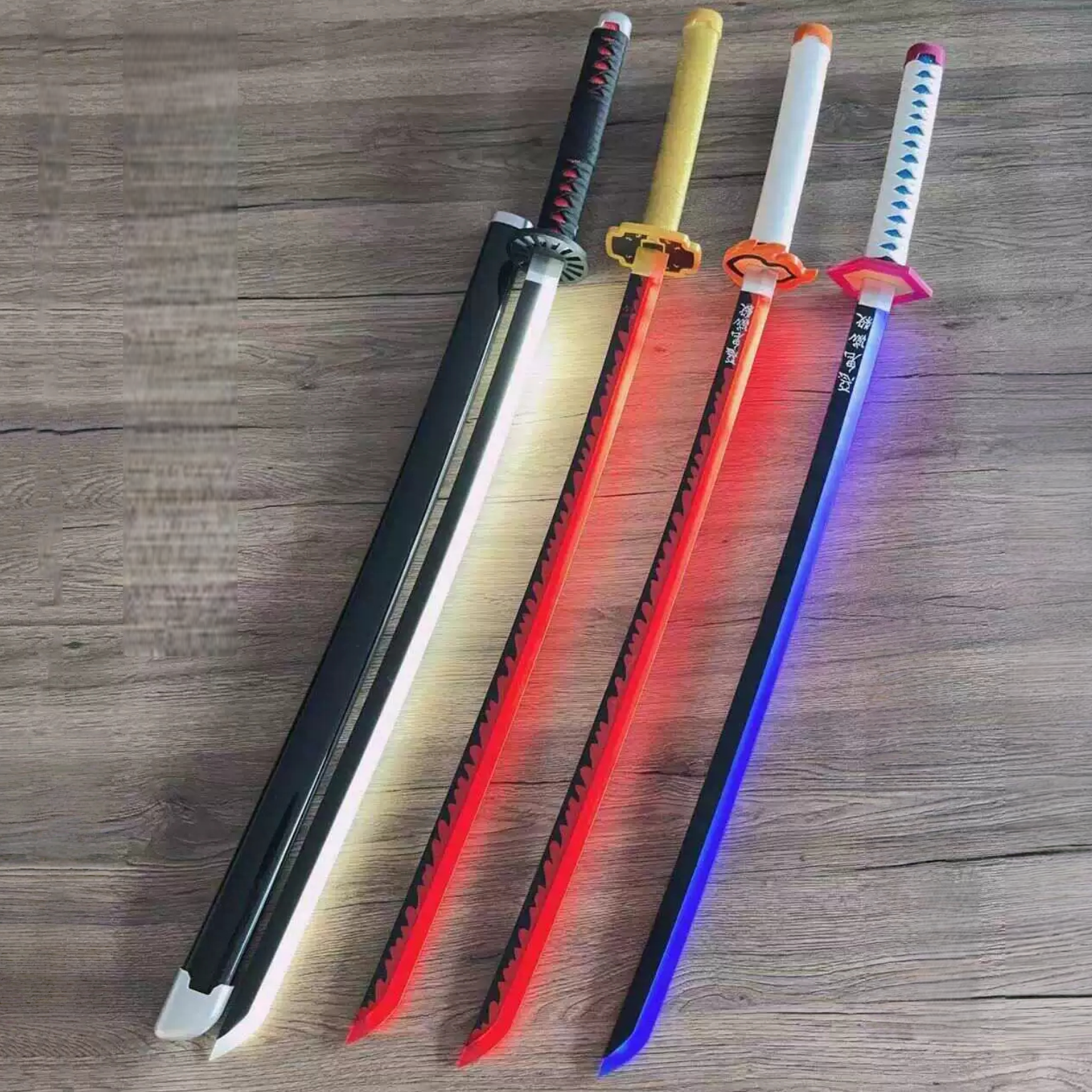 40inch Glow Demon Slayer Katan - Anime Cosplay Katana recensie en prijs