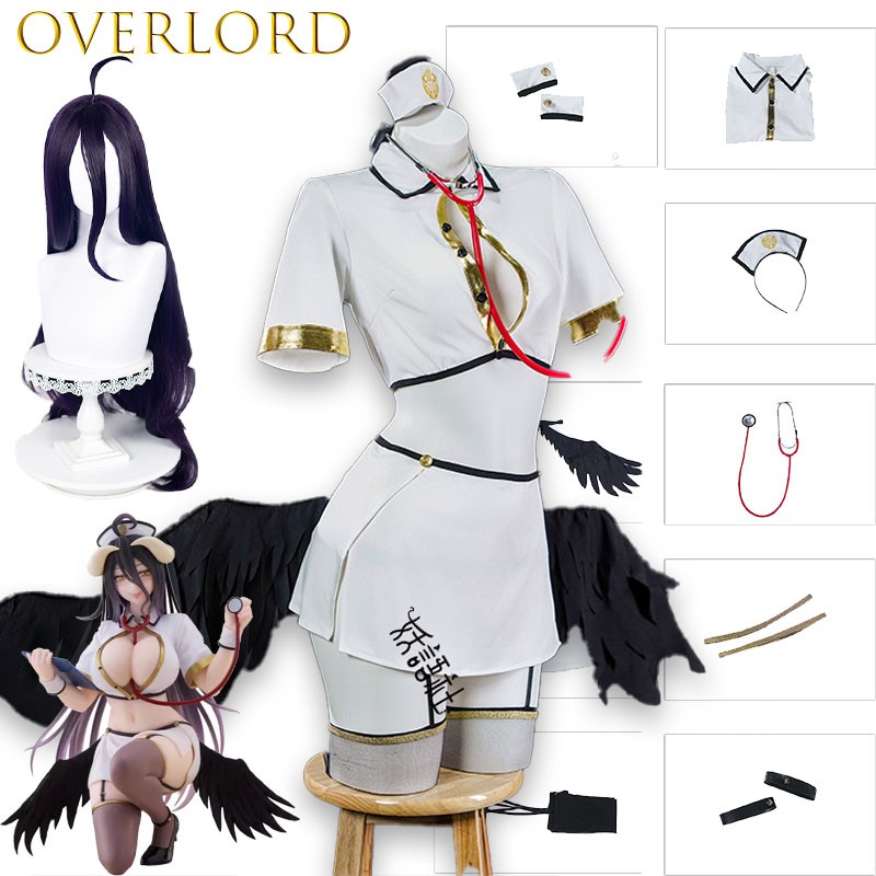OVERLORD Albedo Nurse Cosplay  - Anime Cosplay Nurse recensie en prijs