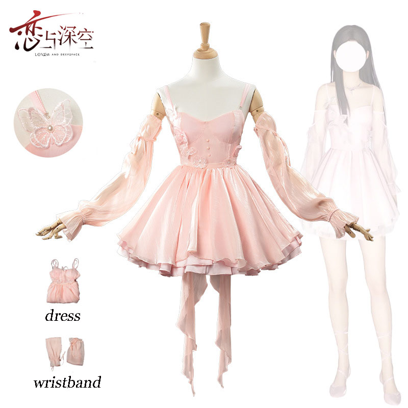Otome Game Love and Deepspace  - Anime Cosplay Pink recensie en prijs