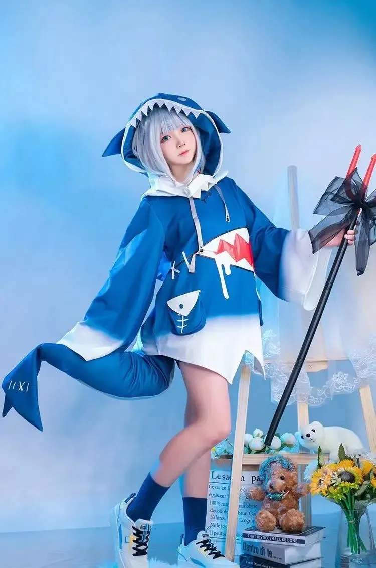 in stock Hololive ENG Gawr Gur - Anime Cosplay Youtube recensie en prijs