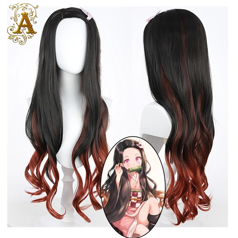 Black Dark Red Gradient Color  - Anime Cosplay With Red Hair recensie en prijs