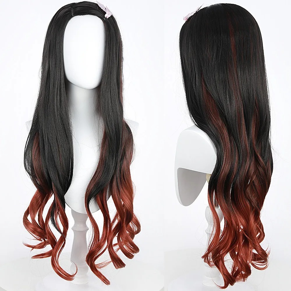 Black Dark Red Gradient Color  - Anime Cosplay With Red Hair recensie en prijs