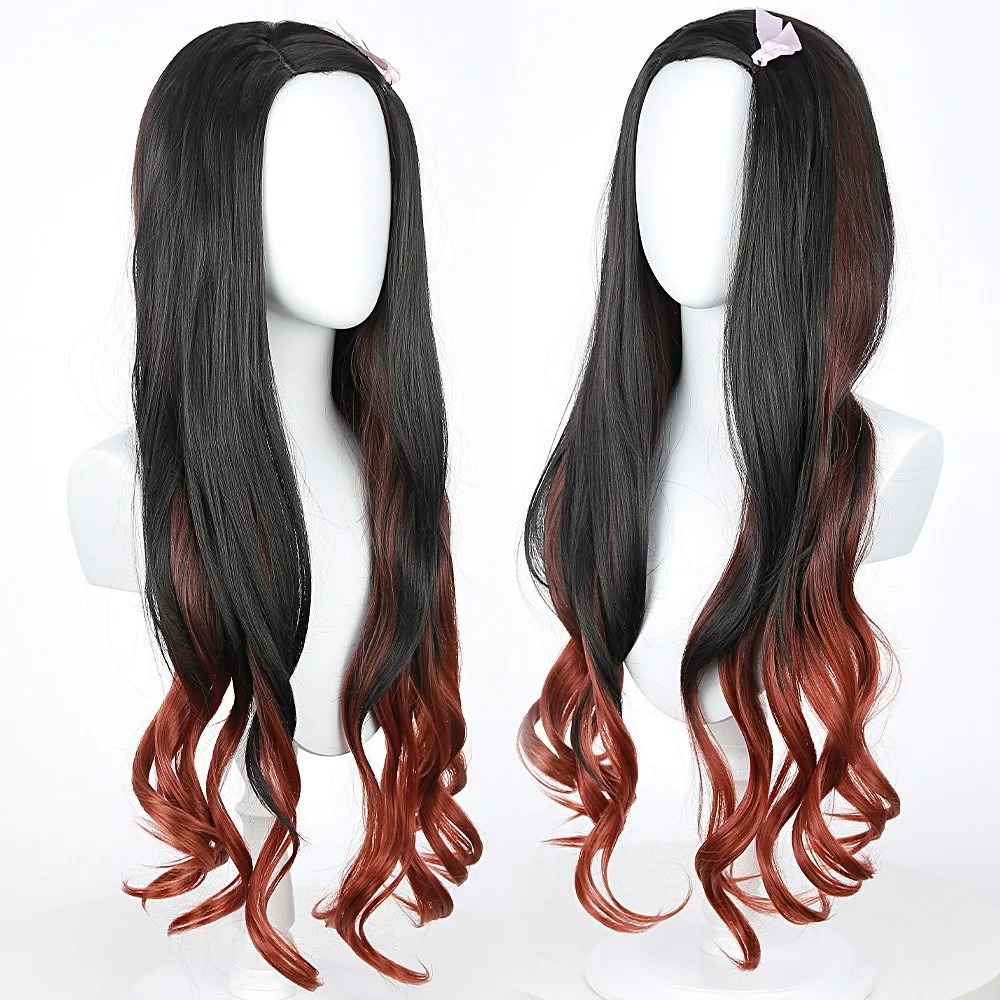 Black Dark Red Gradient Color  - Anime Cosplay With Red Hair recensie en prijs