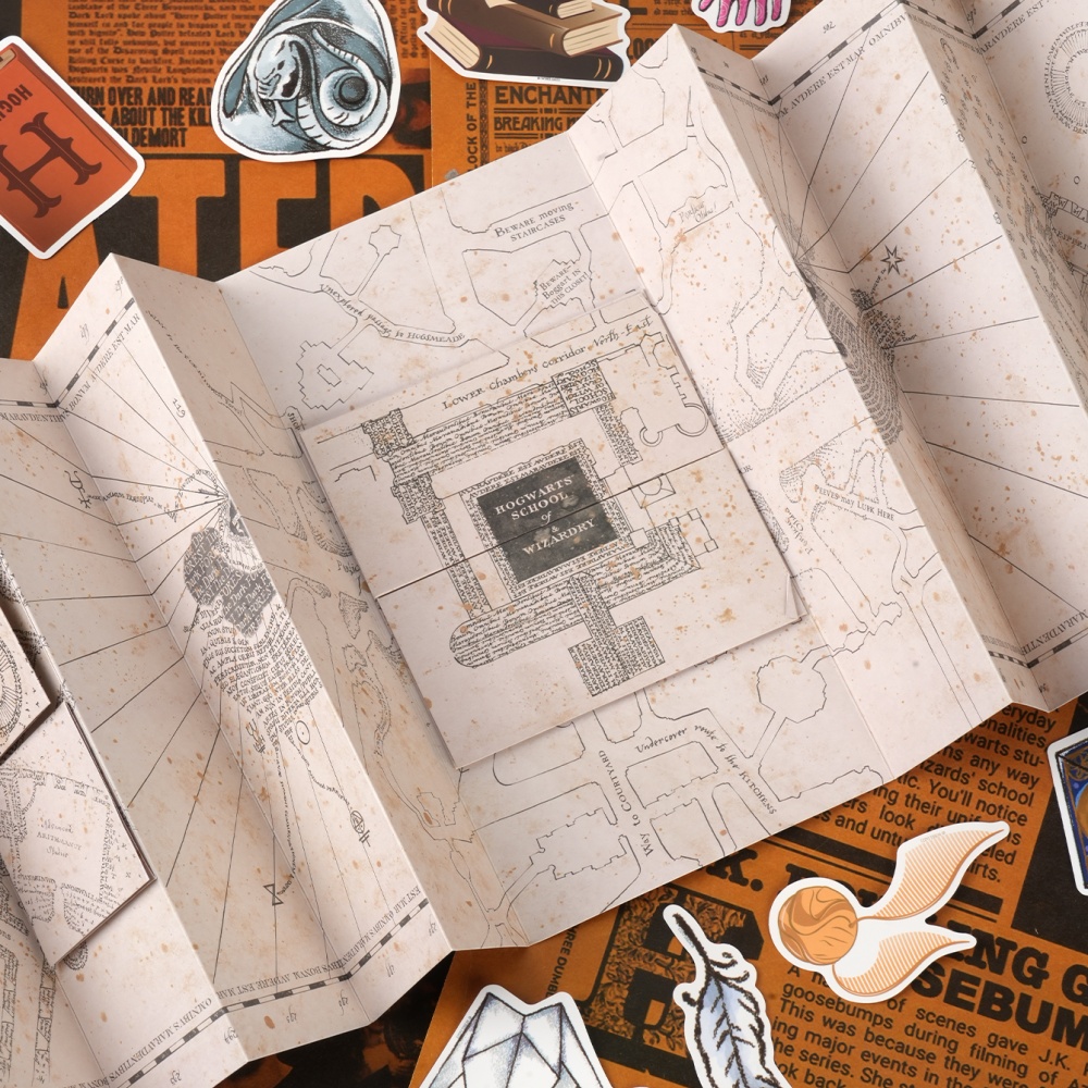 1PC Map Of The Marauder's Scho - Anime Cosplay Roleplay recensie en prijs
