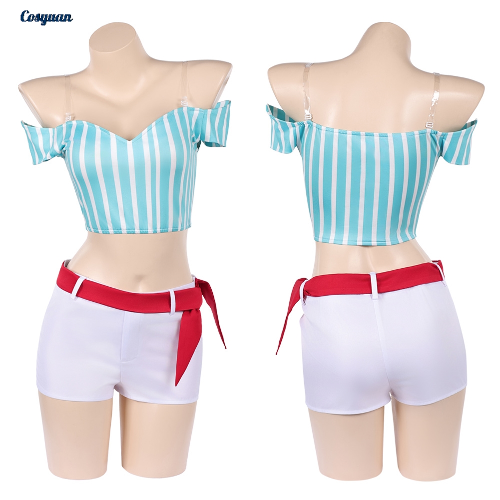 Anime Pirate Cosplay Nami Top  - Anime Cosplay Outfits Female recensie en prijs