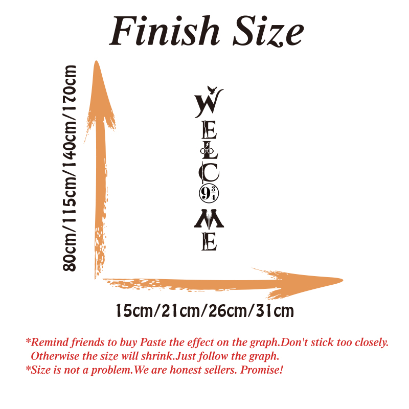 Large Welcome Harr Y Door Wall - Anime Cosplay Wallpaper recensie en prijs
